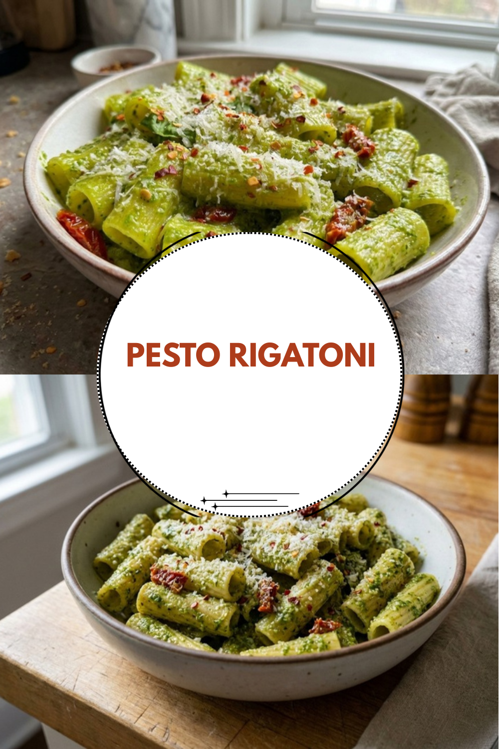 Pesto Rigatoni