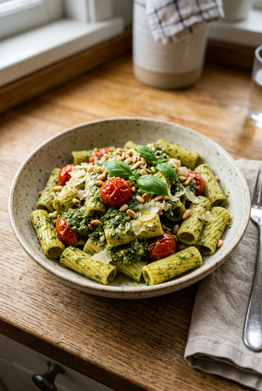 Pesto Rigatoni