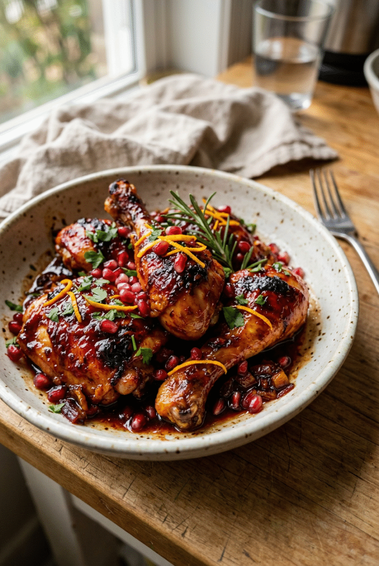 Pomegranate Orange Glazed Chicken 12.Png