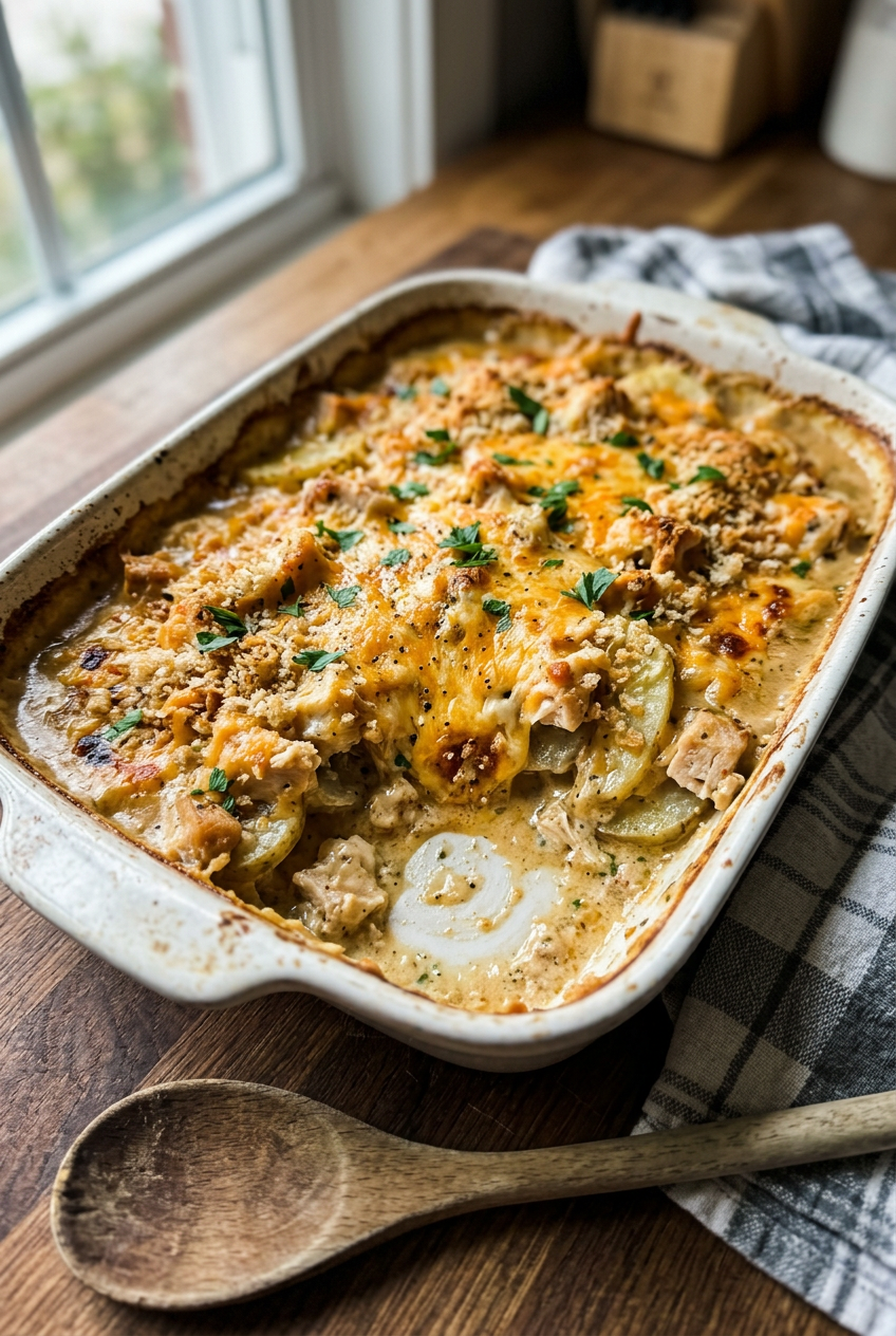 Potato Casserole With Chicken