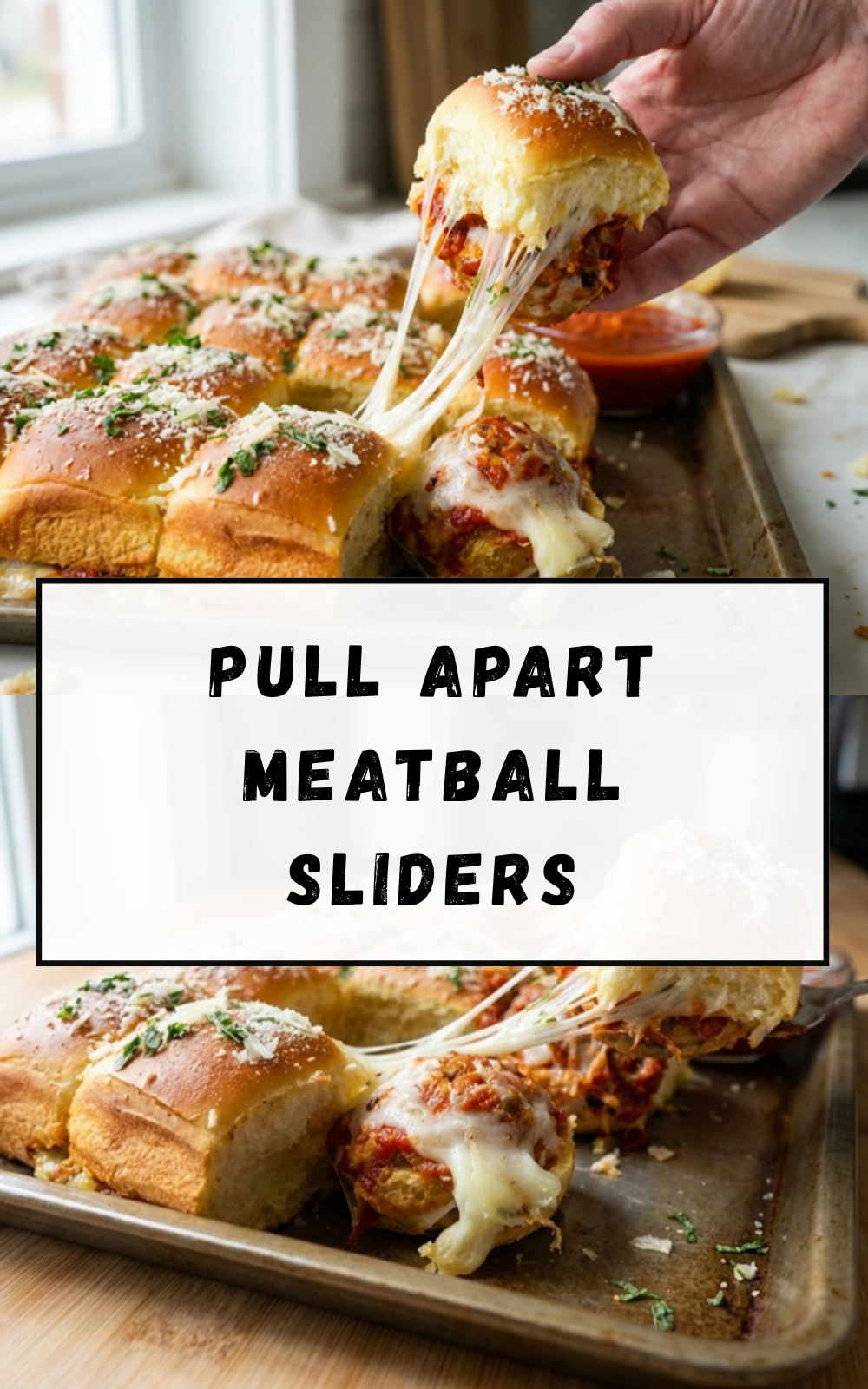 Pull Apart Meatball Sliders