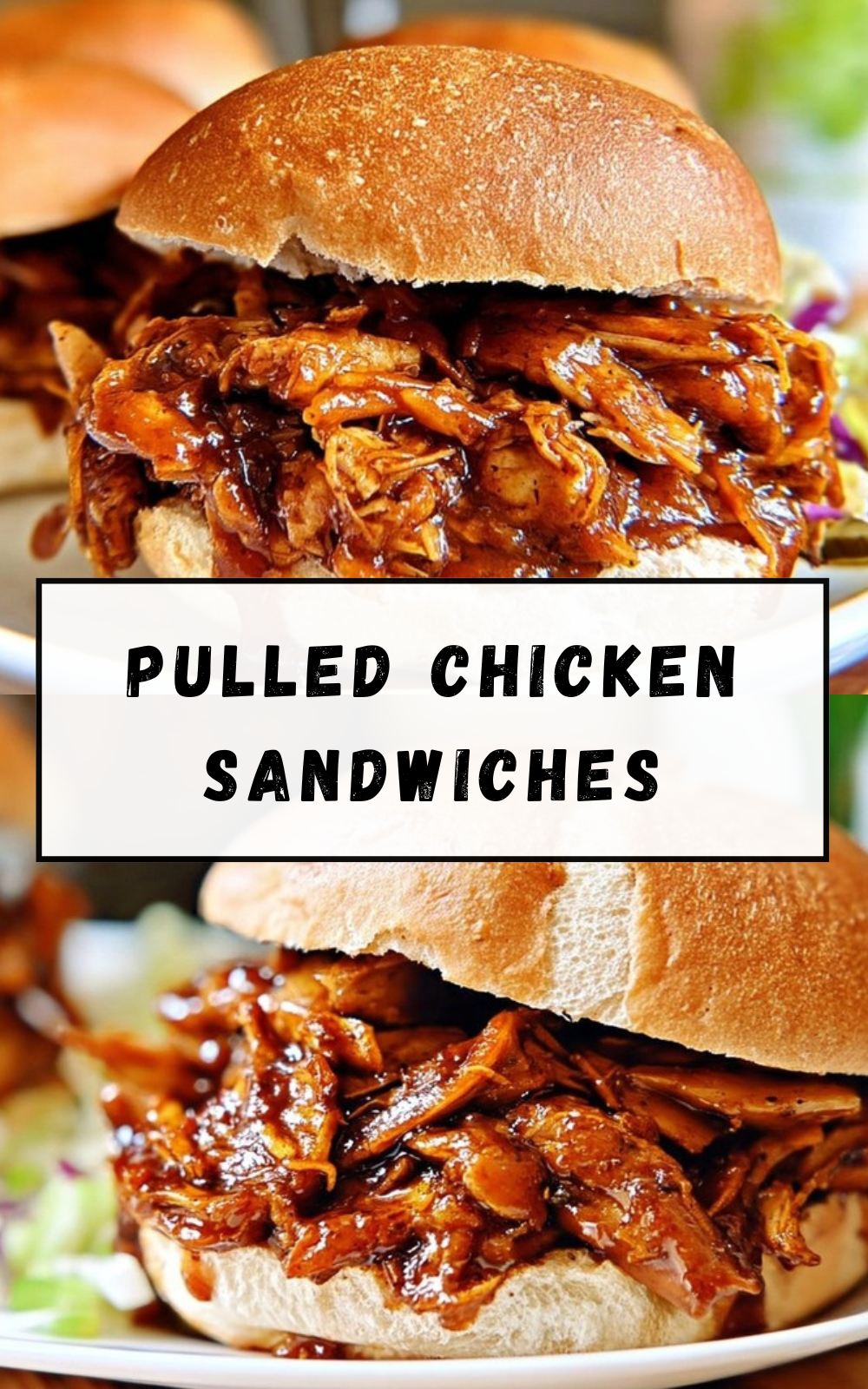 Pulled Chicken Sandwiches