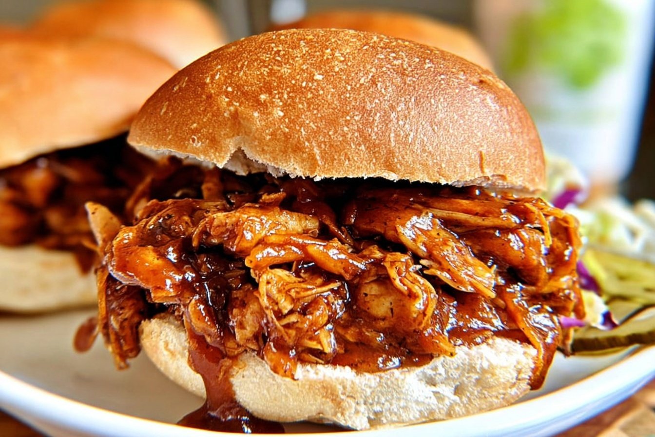 Pulled Chicken Sandwiches