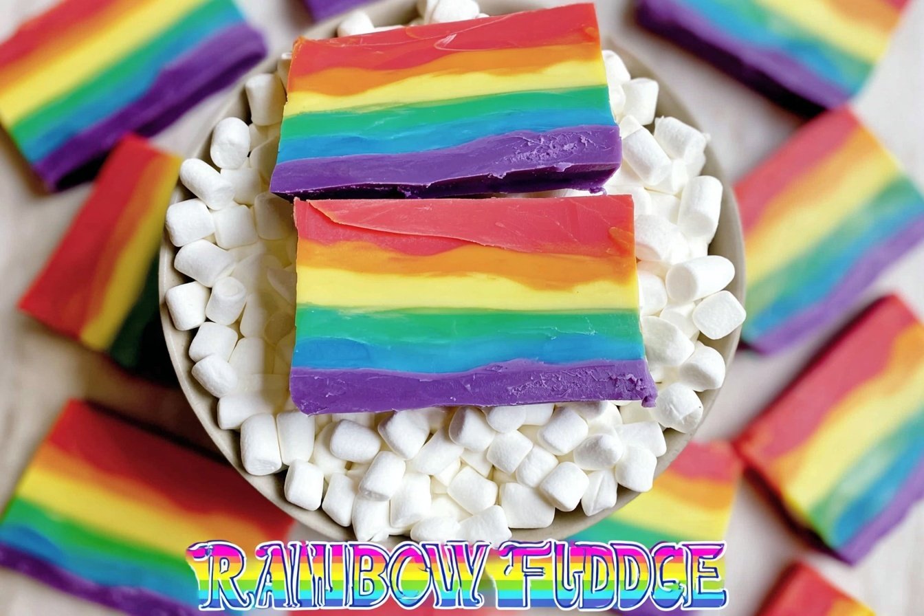 Rainbow Fudge Recipe Bright Layered Delight 6 Rainbow Fudge Recipe