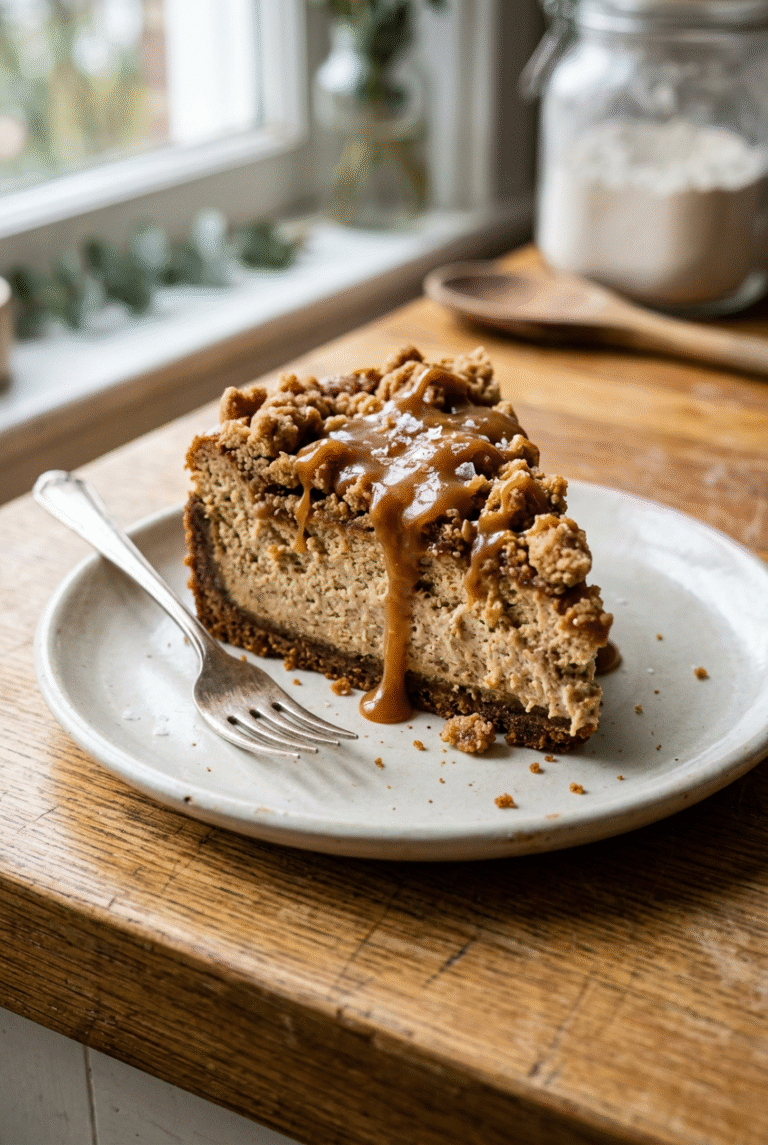 Salted Caramel Gingerbread Streusel Cheesecake 65.Png