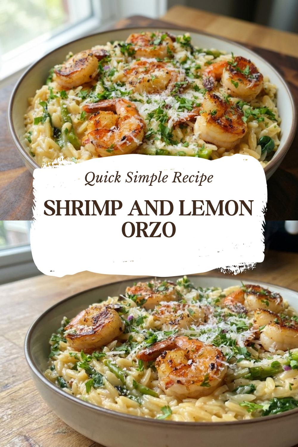 Shrimp And Lemon Orzo