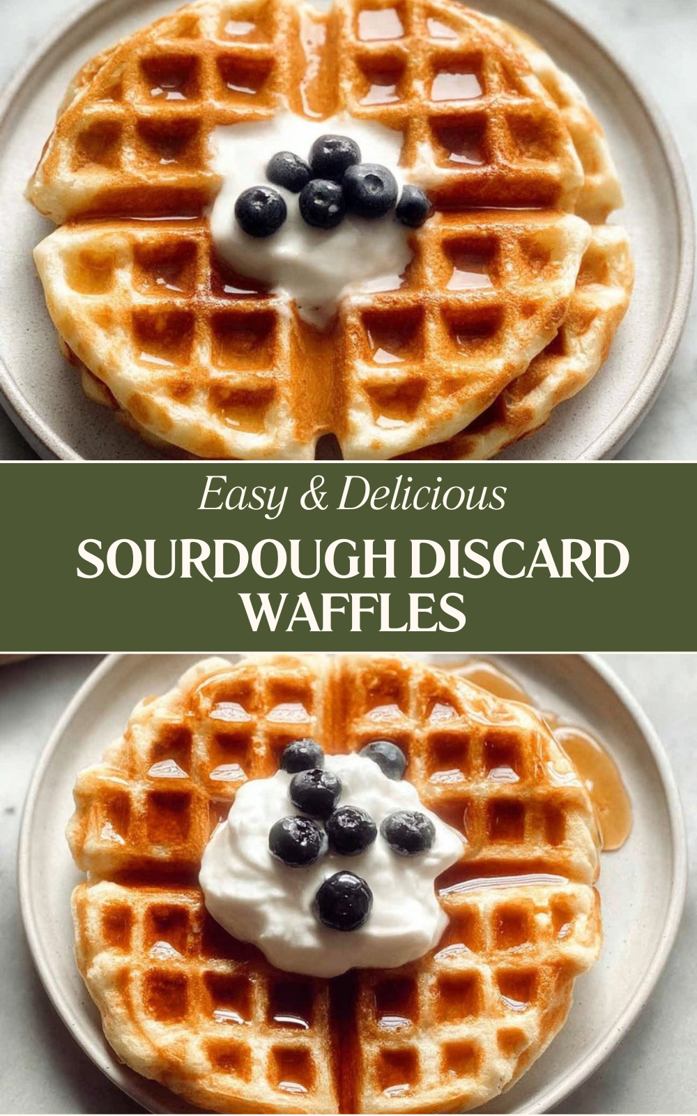 Sourdough Discard Waffles