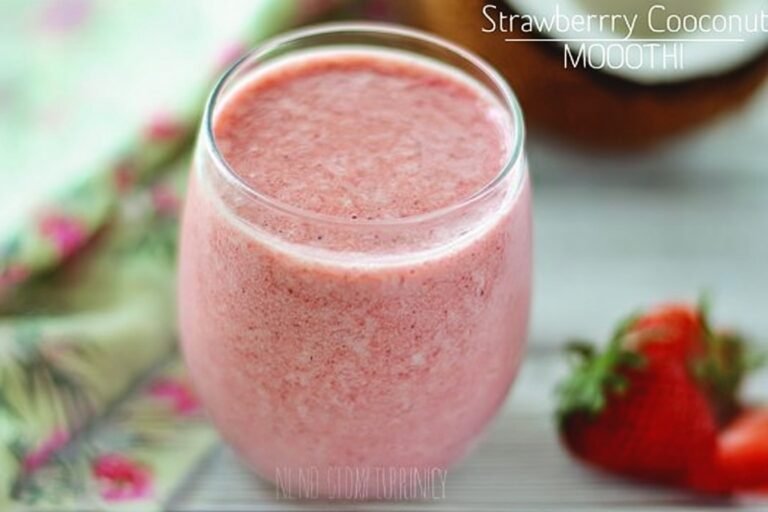 Strawberry Coconut Smoothie 93.Png