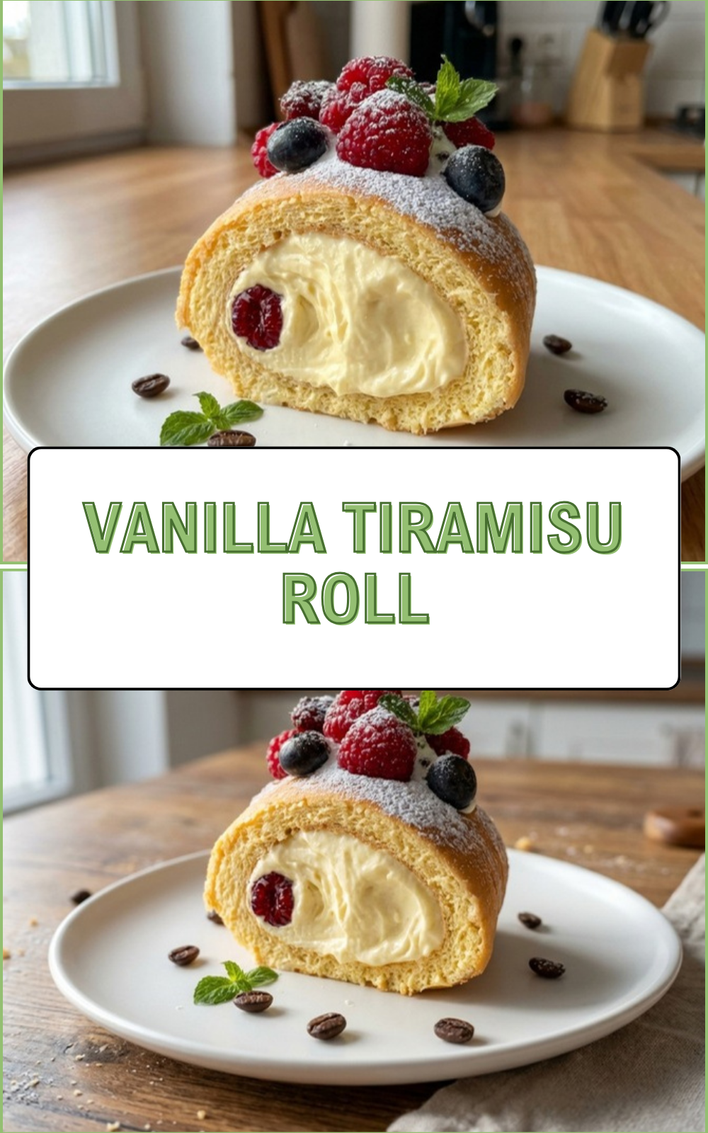 Vanilla Tiramisu Roll