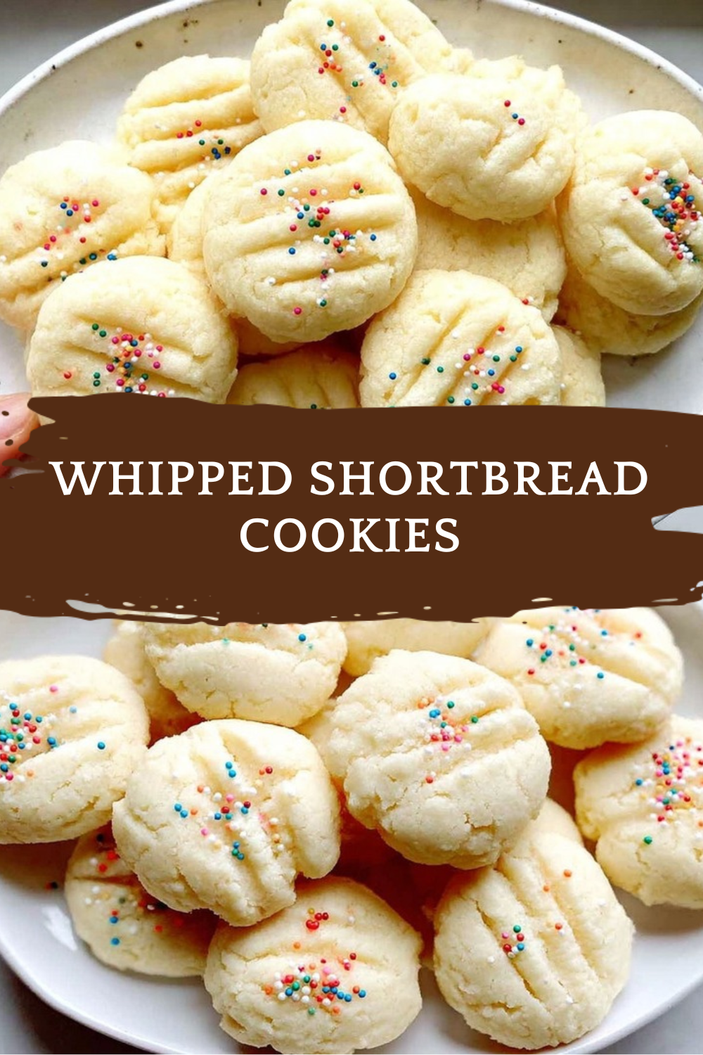 Whipped Shortbread Cookies