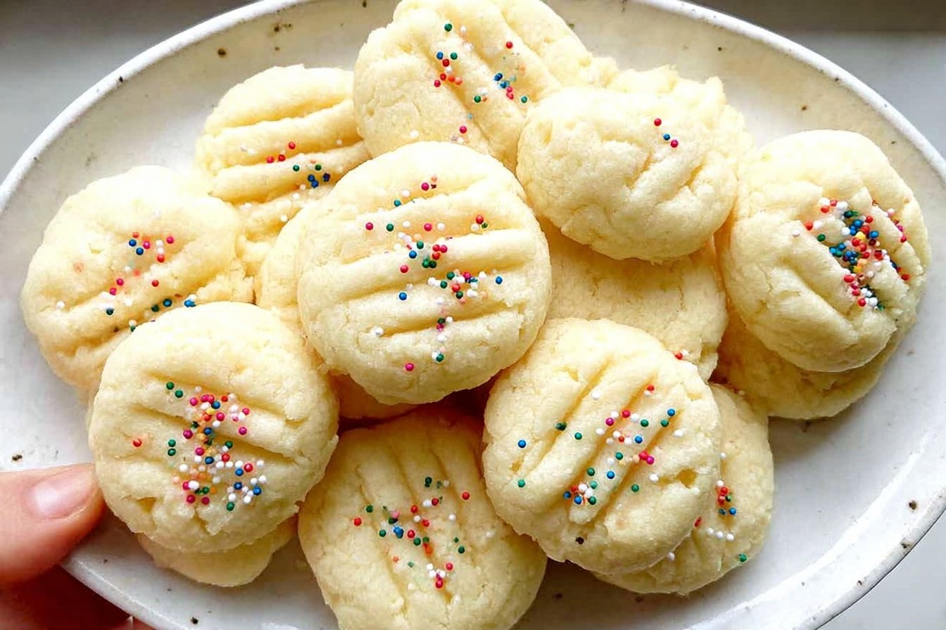 Whipped Shortbread Cookies