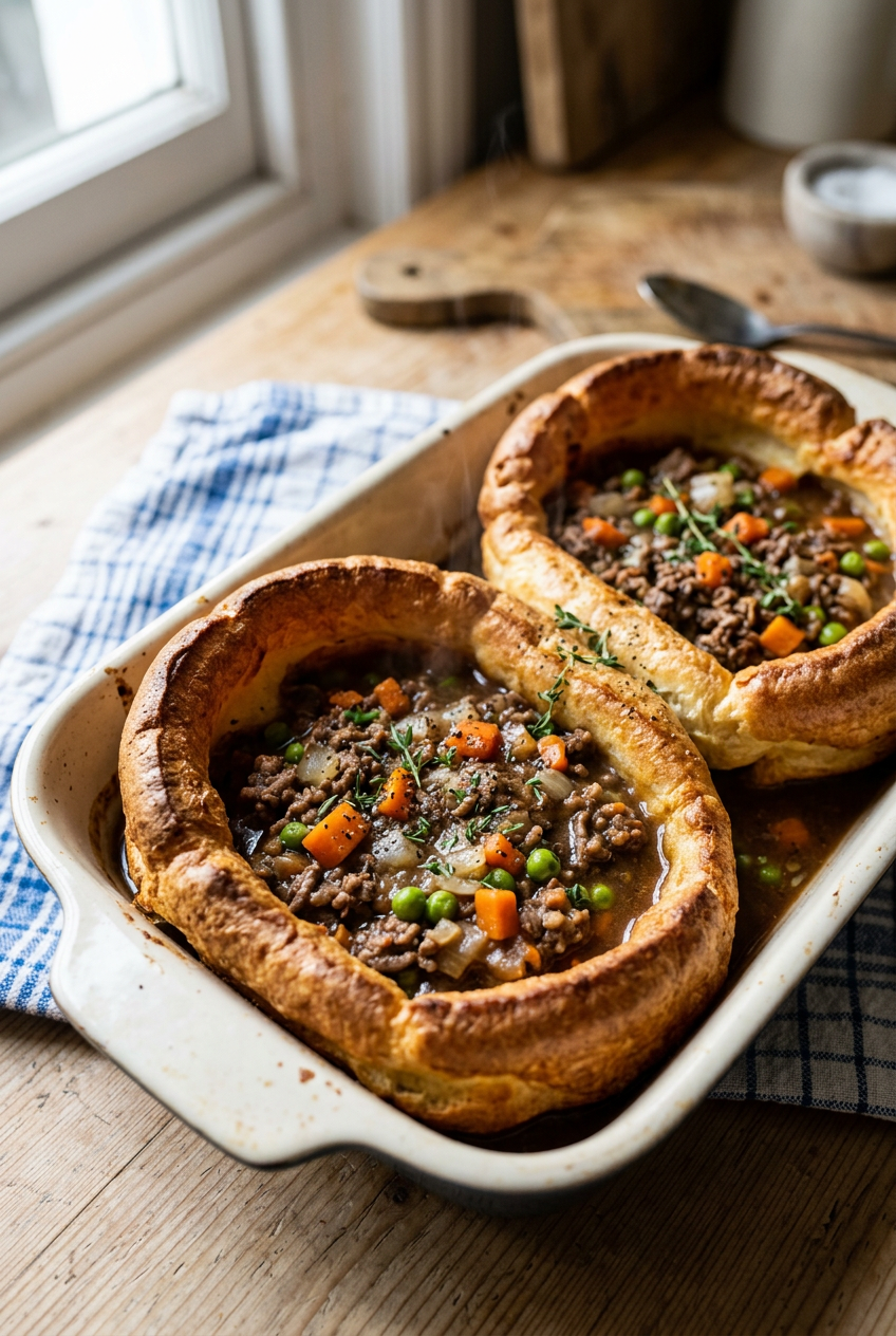 Yorkshire Pudding Cottage Pies