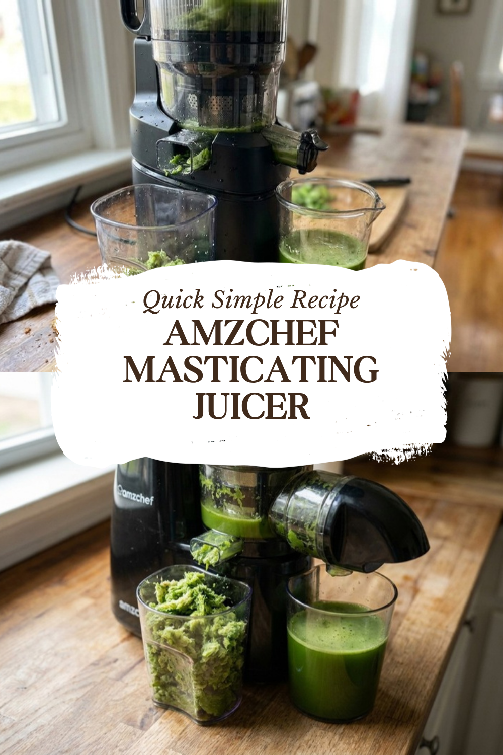 Amzchef Masticating Juicer