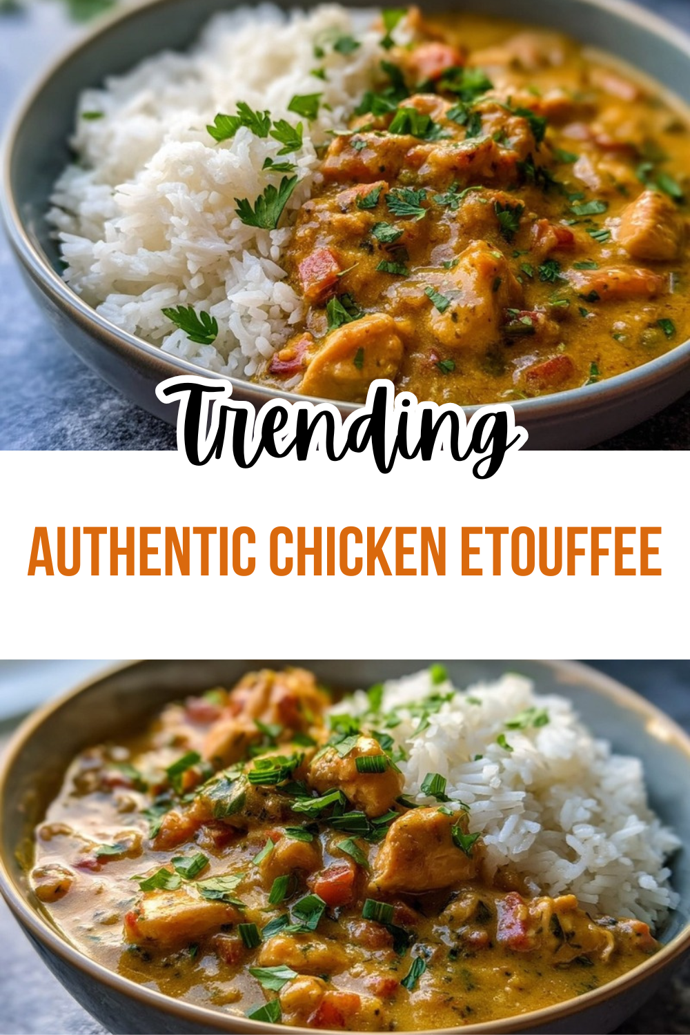 Authentic Chicken Etouffee