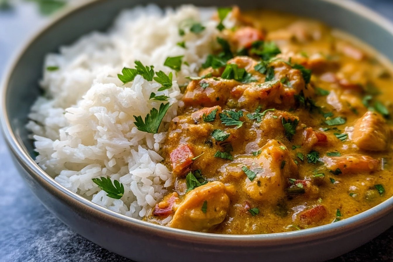 Authentic Chicken Etouffee