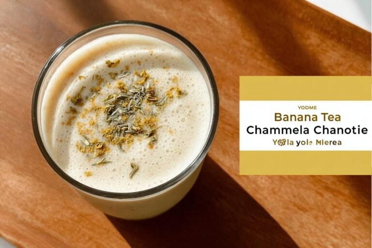 Banana Chamomile Tea Smoothie 21.Png