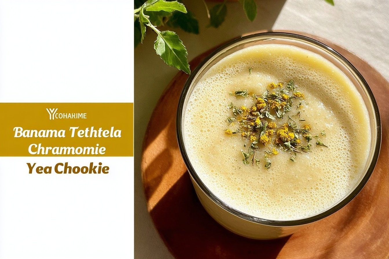 Banana Chamomile Tea Smoothie