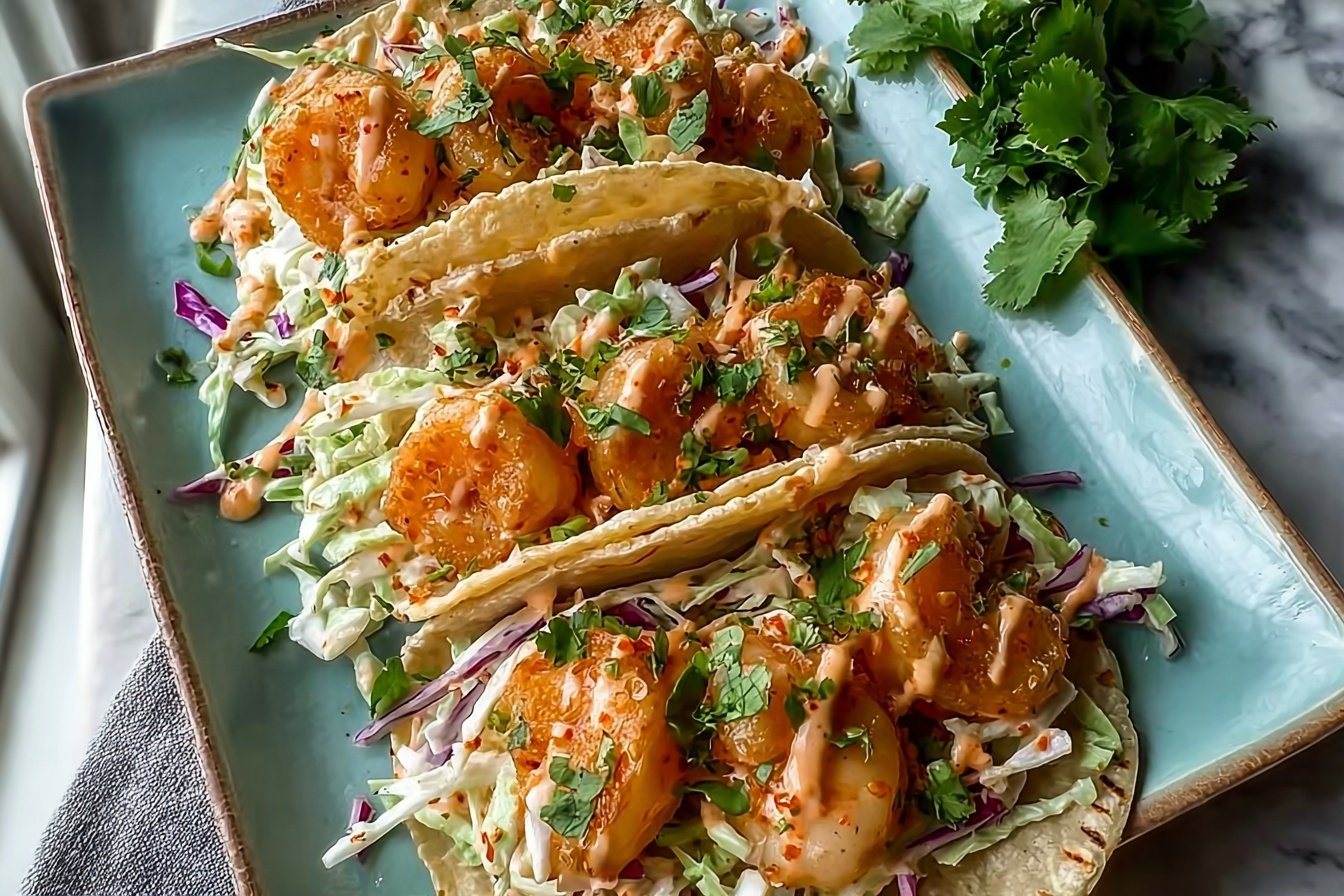 Bang Bang Shrimp Tacos Recipe 6 Bang Bang Shrimp Tacos With Slaw
