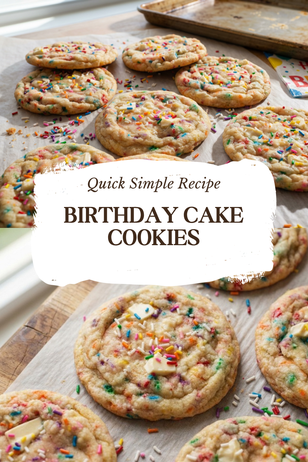 Birthday Cake Cookies