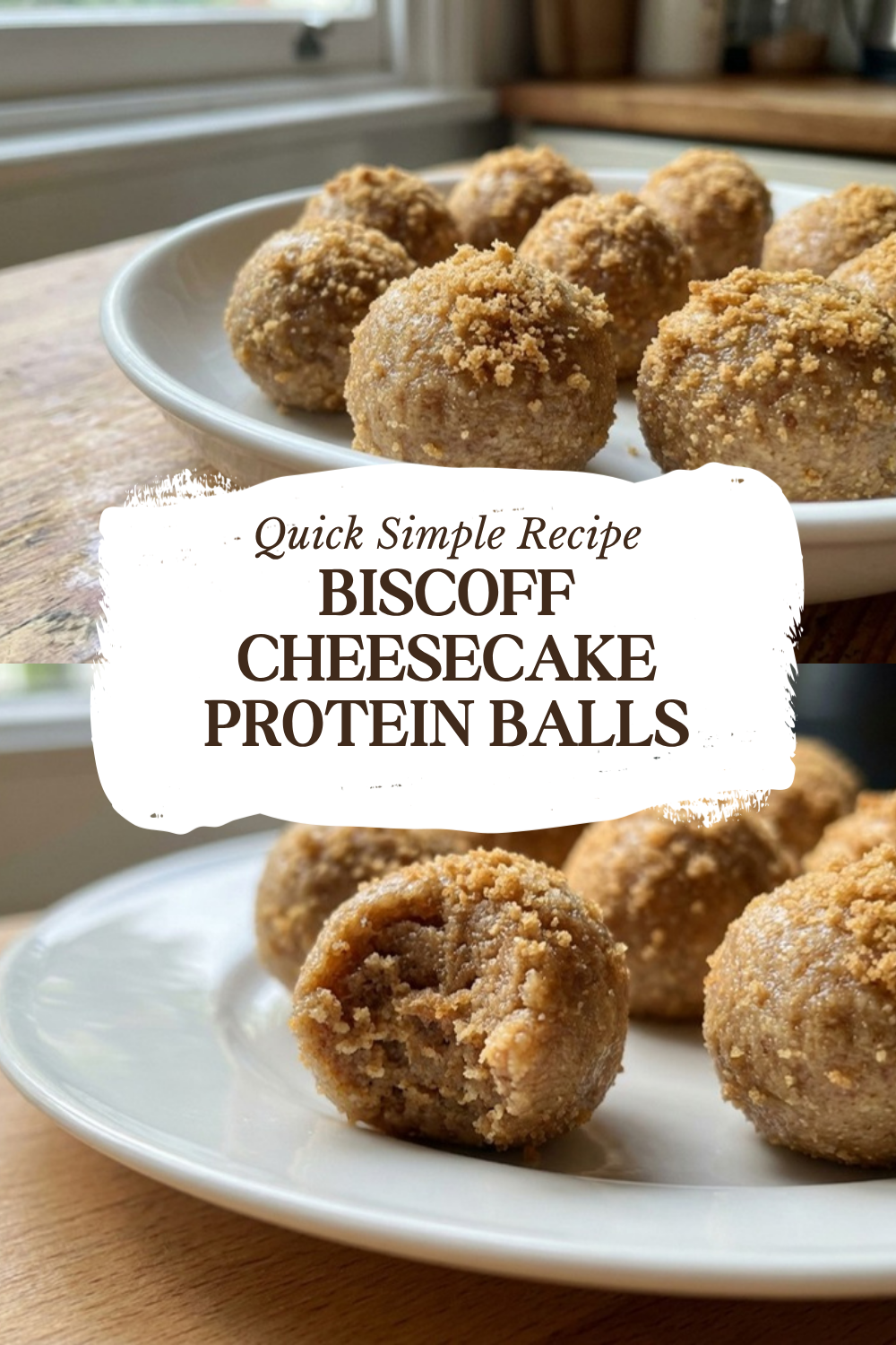 Biscoff Cheesecake Protein Balls