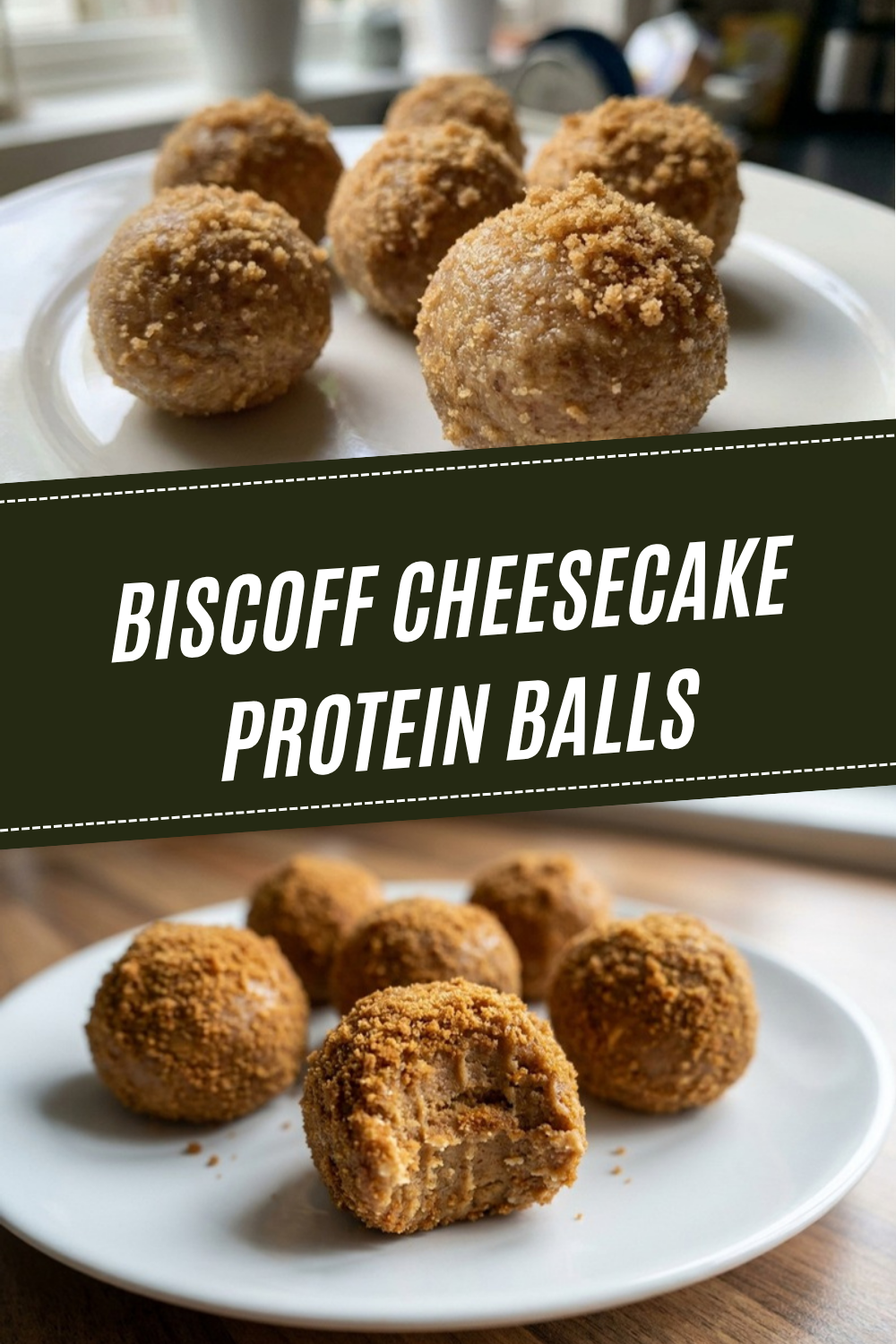 Biscoff Cheesecake Protein Balls
