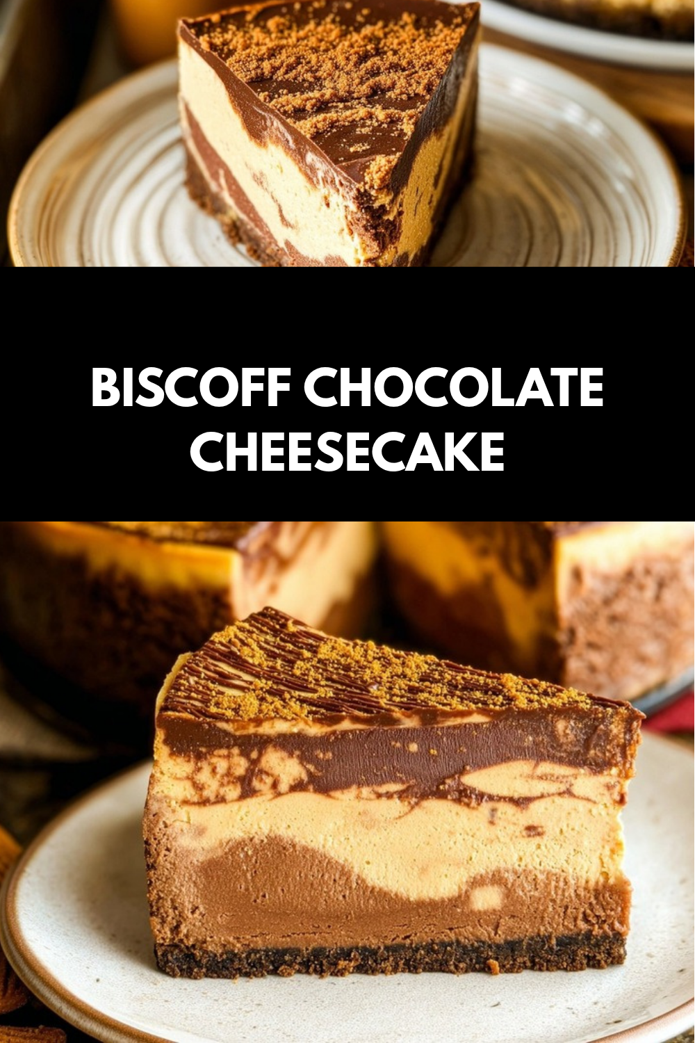 No Bake Biscoff Chocolate Cheesecake 7 Biscoff Chocolate Cheesecake