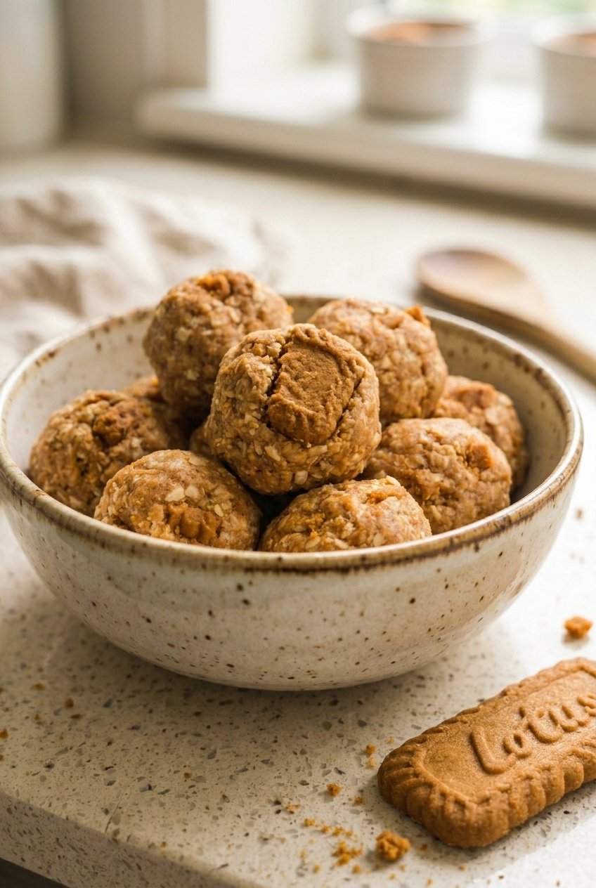 Biscoff Protein Balls Recipe No Bake Energy Bites 6 Biscoff Protein Balls