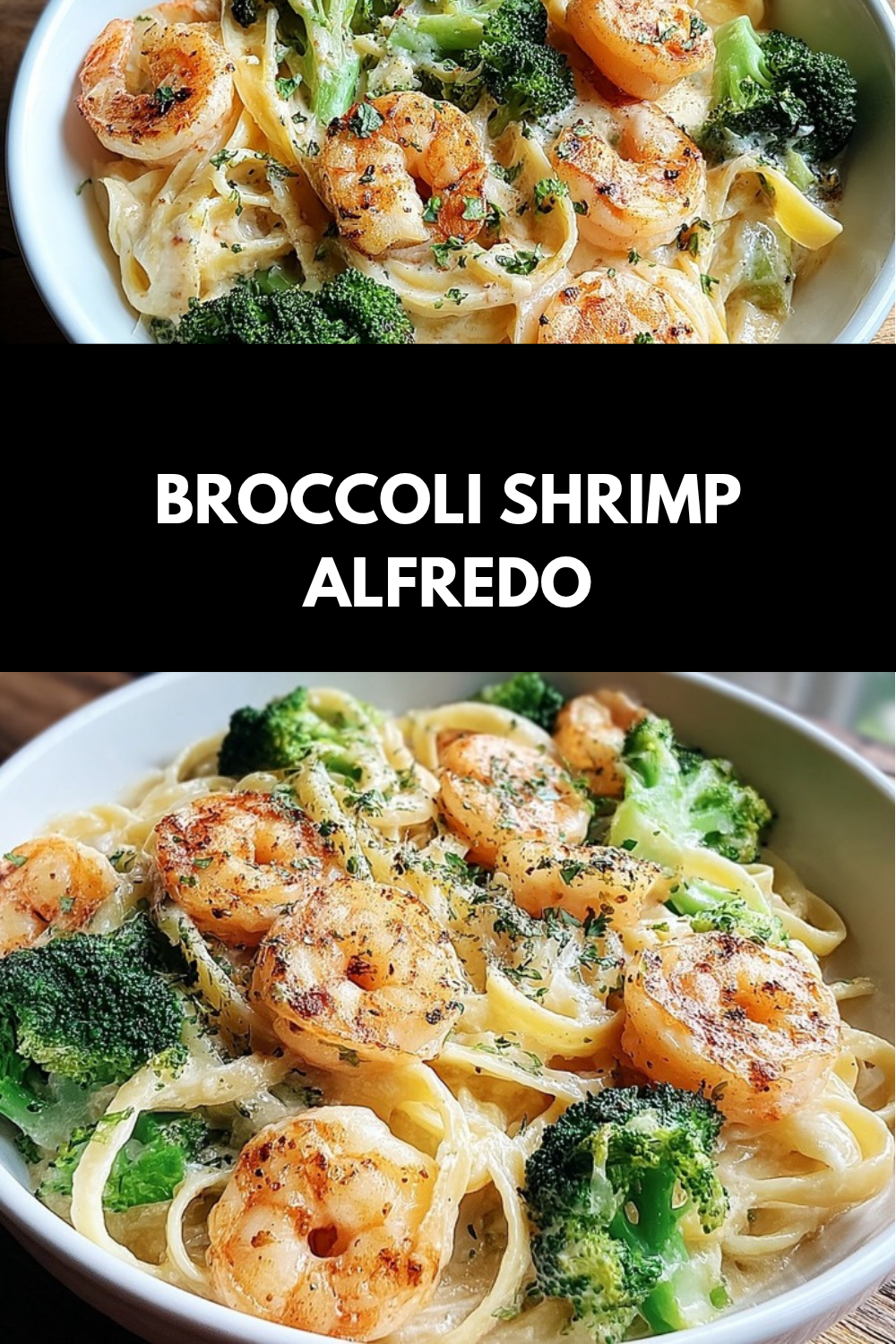 Broccoli Shrimp Alfredo