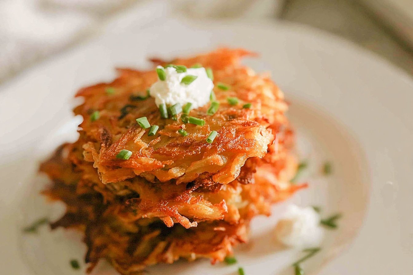 Cheesy Potato Pancakes