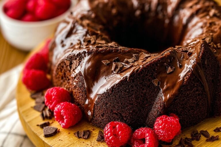 Chocolate Bundt Cake Raspberry Cheesecake Filling 45.Png