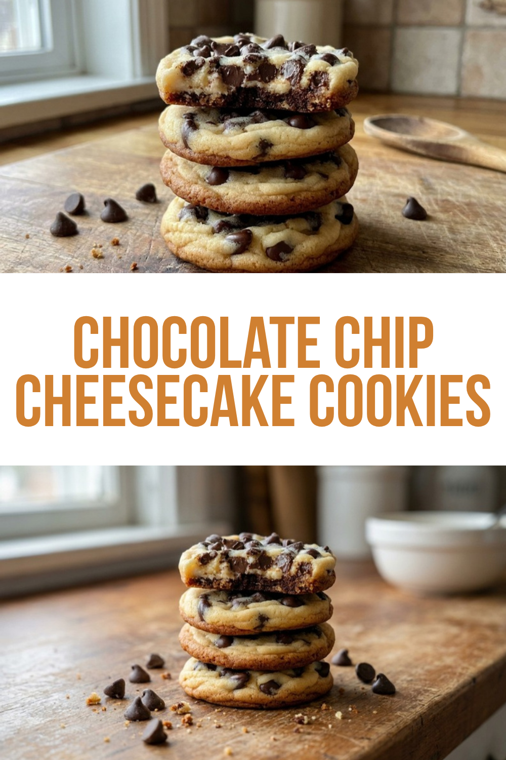 Chocolate Chip Cheesecake Cookies