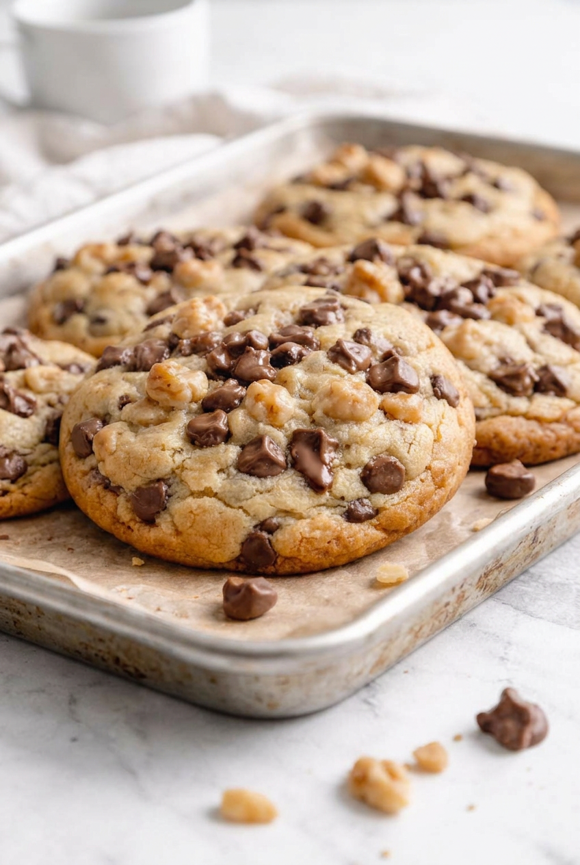Chocolate Chip Walnut Cookies