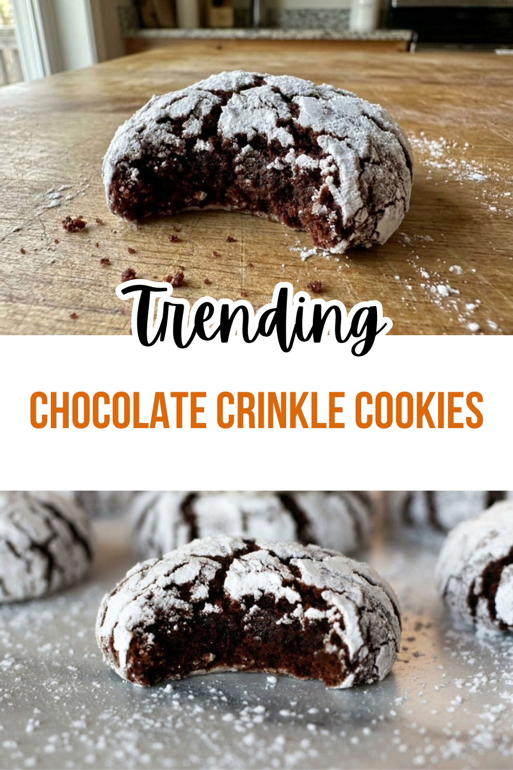 Chocolate Crinkle Cookies