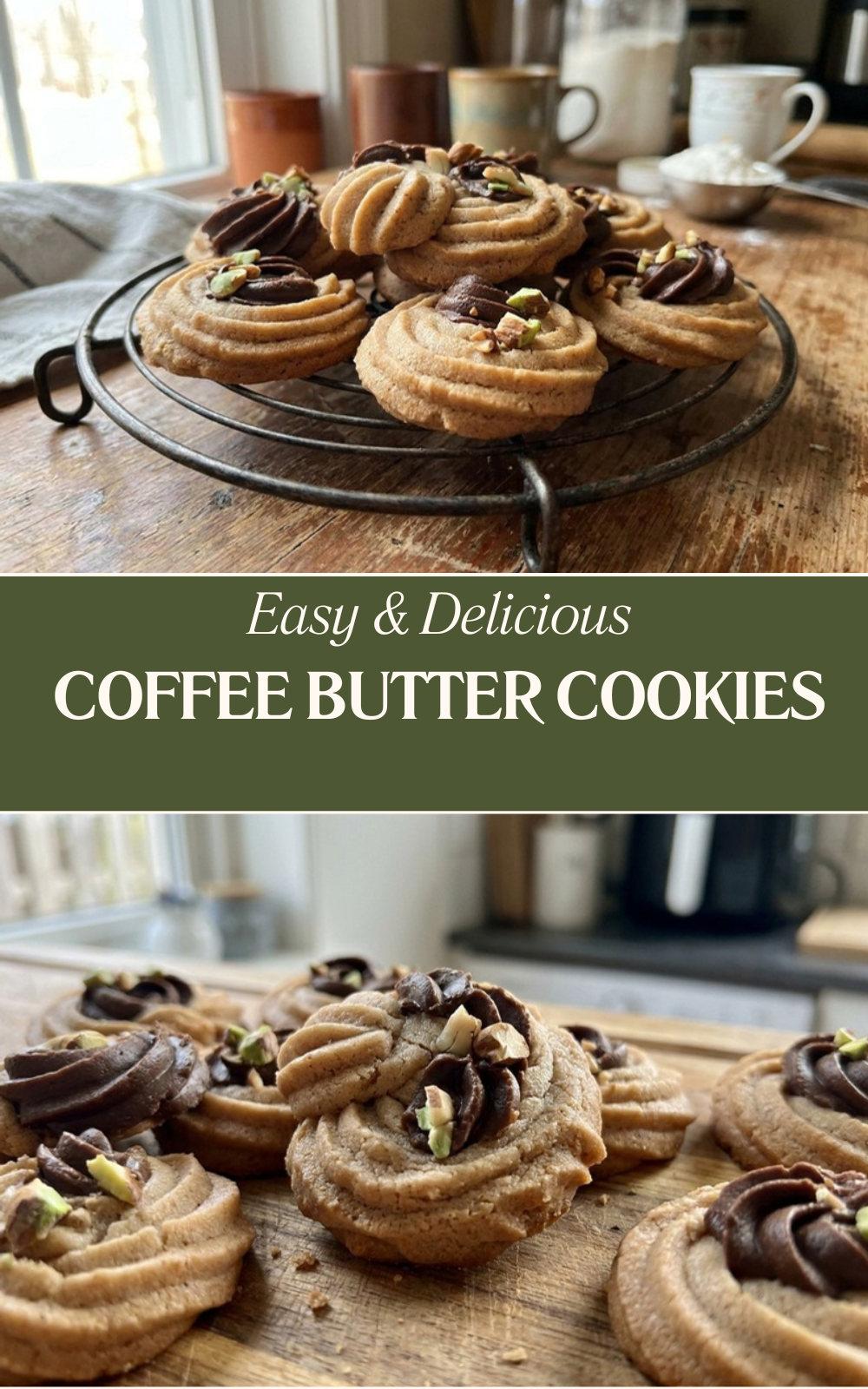 Coffee Butter Cookies