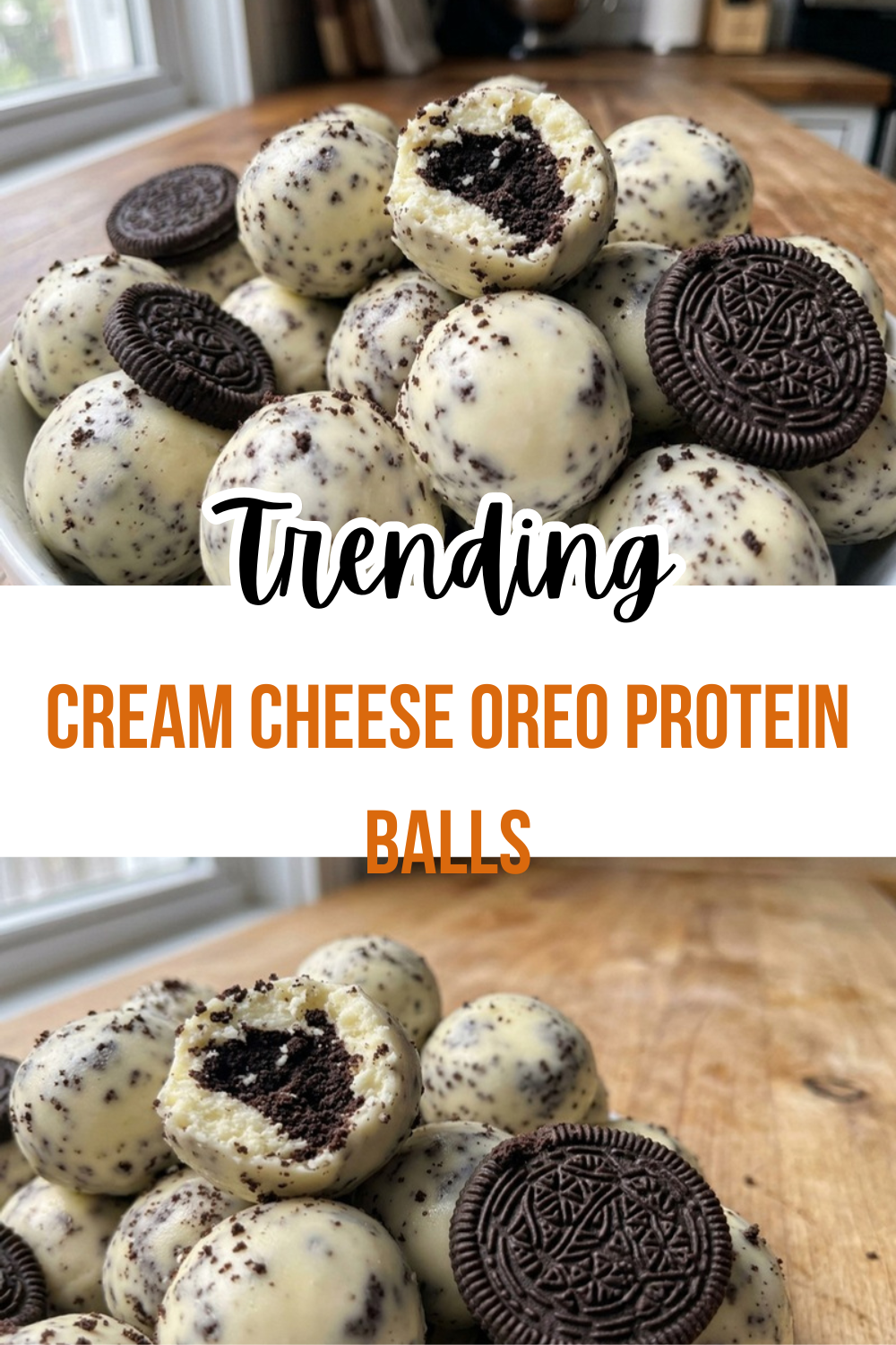Cream Cheese Oreo Protein Balls