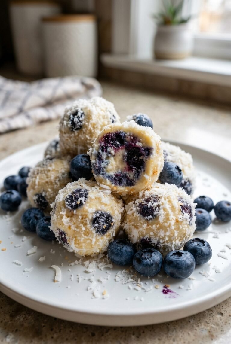 Creamy Blueberry Cheesecake Protein Balls 52.Png