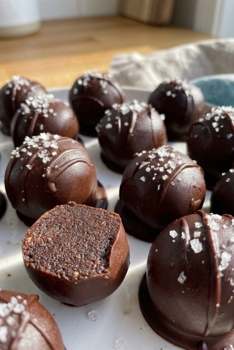 Dark Chocolate Protein Balls (No Bake, Low Carb) 68.Png