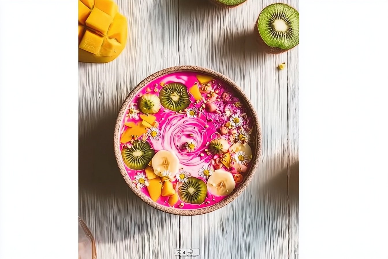 Dragon Fruit &Amp; Mango Smoothie Bowl 77.Png