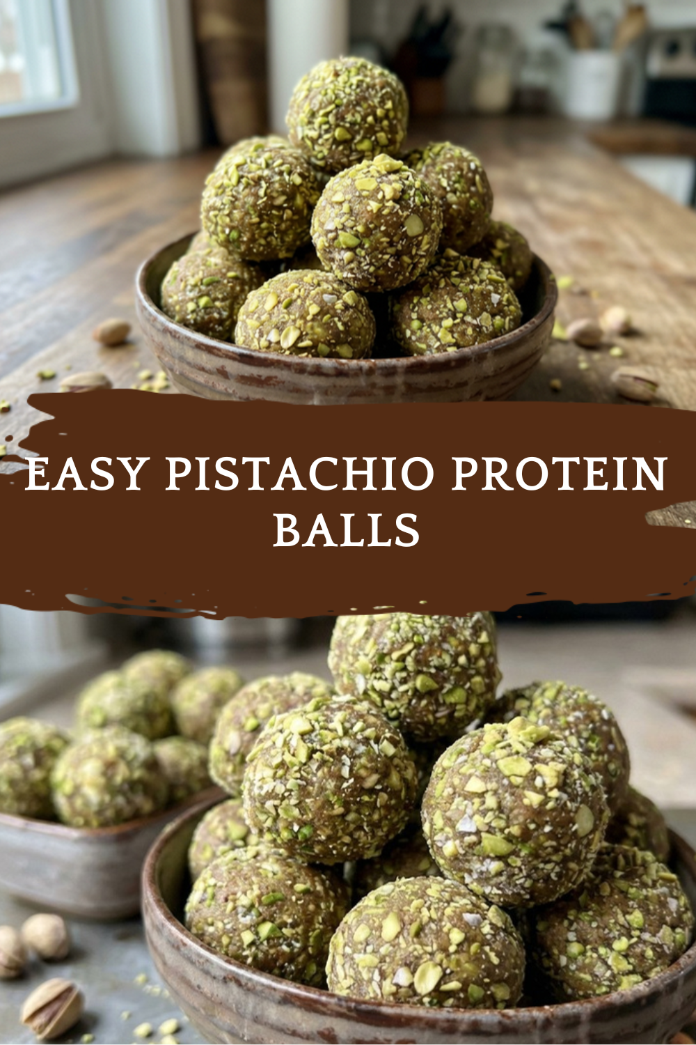Easy Pistachio Protein Balls