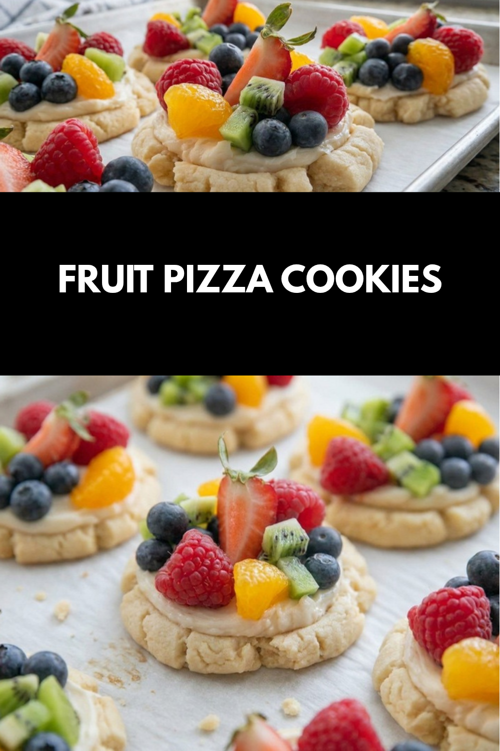 Fruit Pizza Cookies