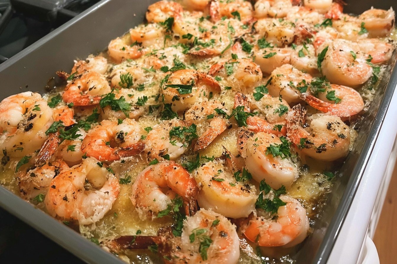 Garlic Parmesan Roasted Shrimp