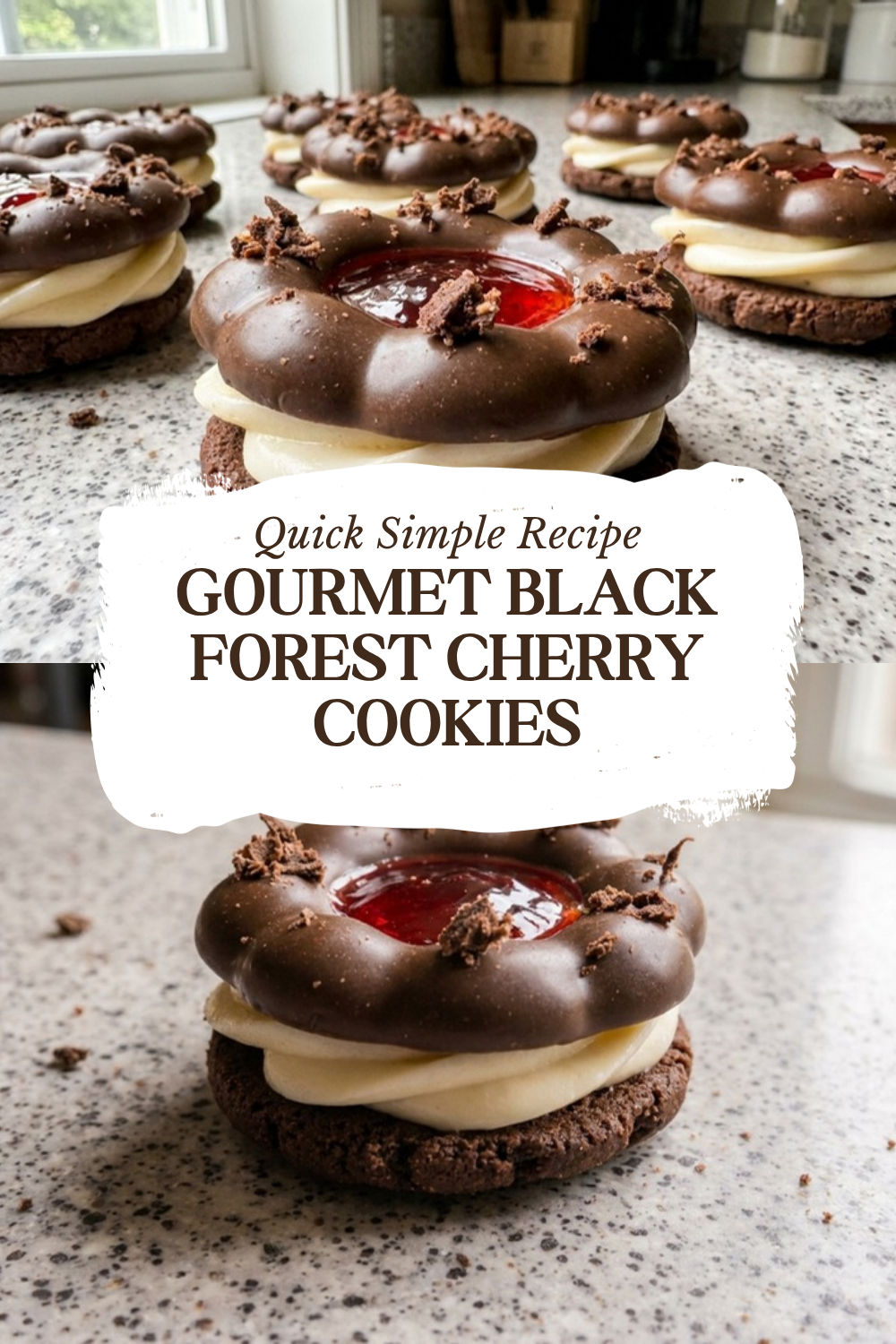 Gourmet Black Forest Cherry Cookies