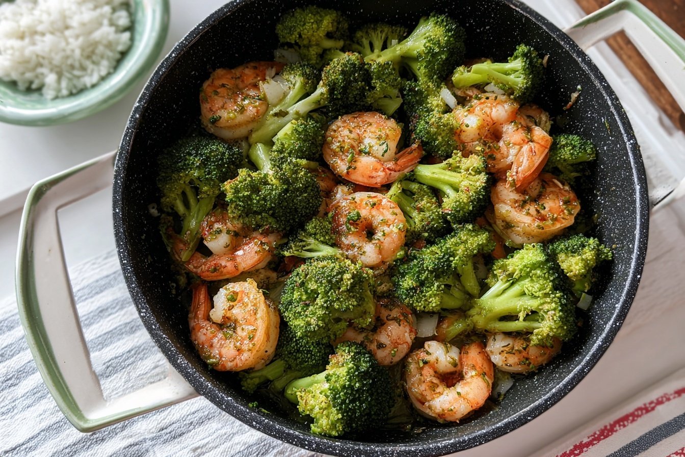 Healthy Garlic Butter Shrimp And Broccoli