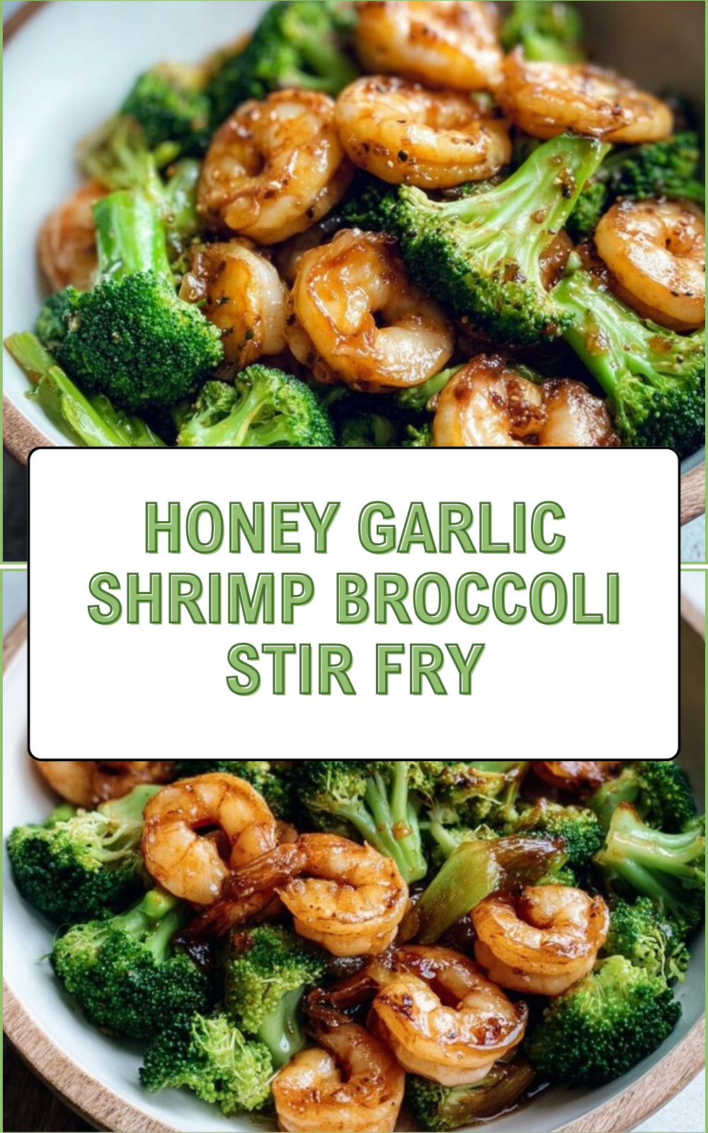 Honey Garlic Shrimp Broccoli Stir Fry