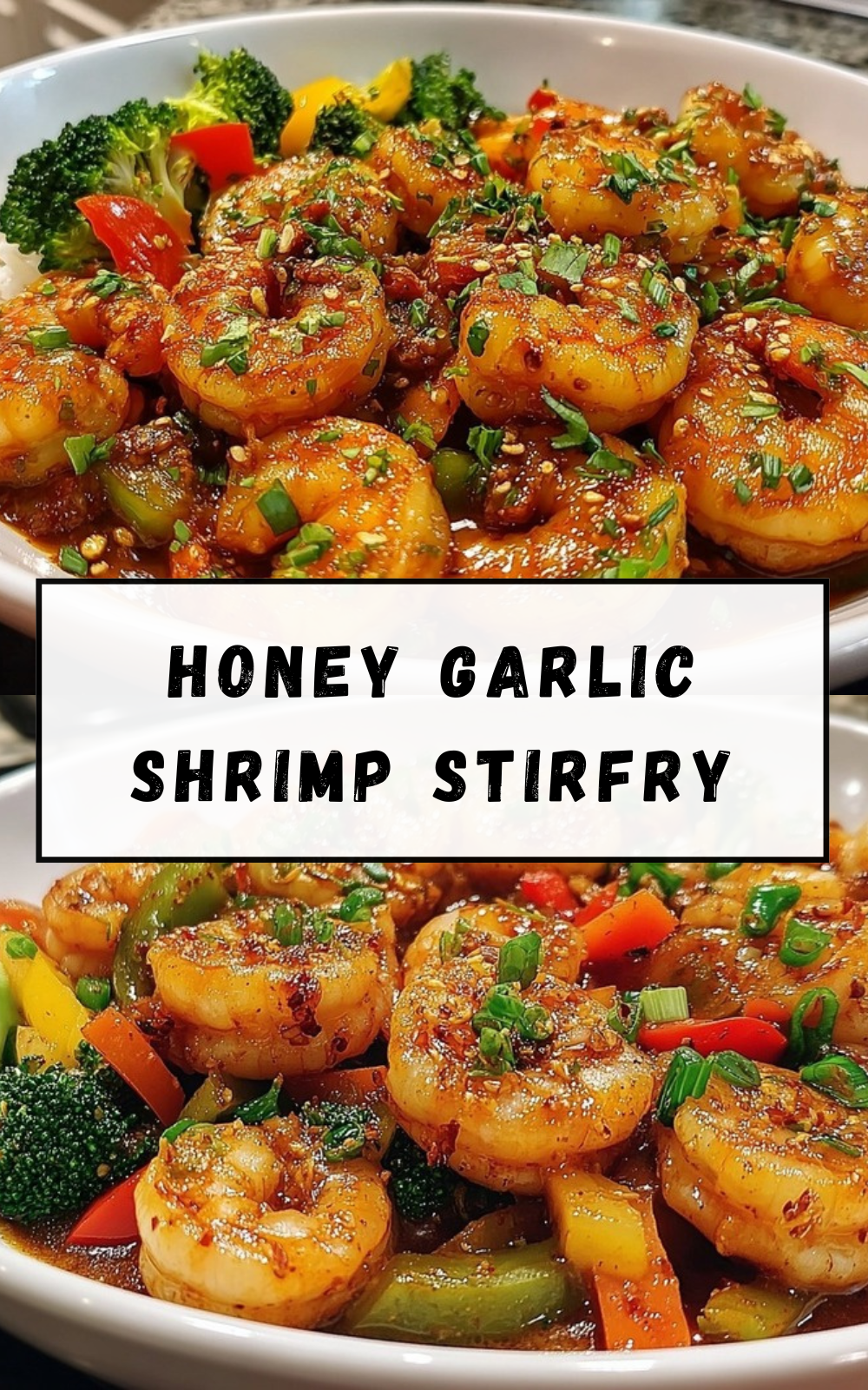 Honey Garlic Shrimp Stirfry