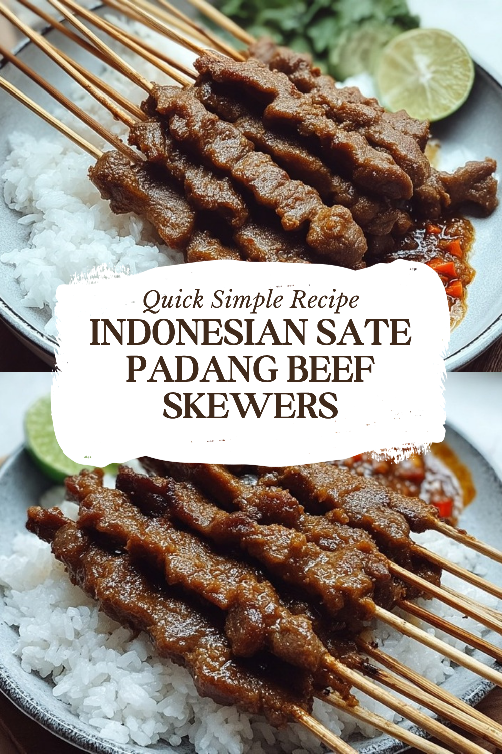 Sate Padang Recipe: Indonesian Beef Skewers With Peanut Sauce 7 Indonesian Sate Padang Beef Skewers
