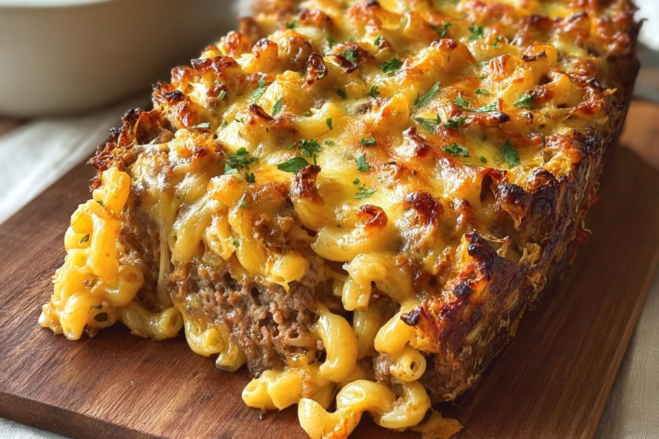 Mac And Cheese Stuffed Meatloaf Casserole 6 Macaroni And Cheese Meatloaf