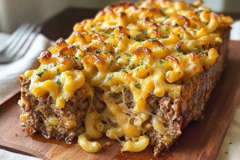 Macaroni And Cheese Meatloaf 90.Png