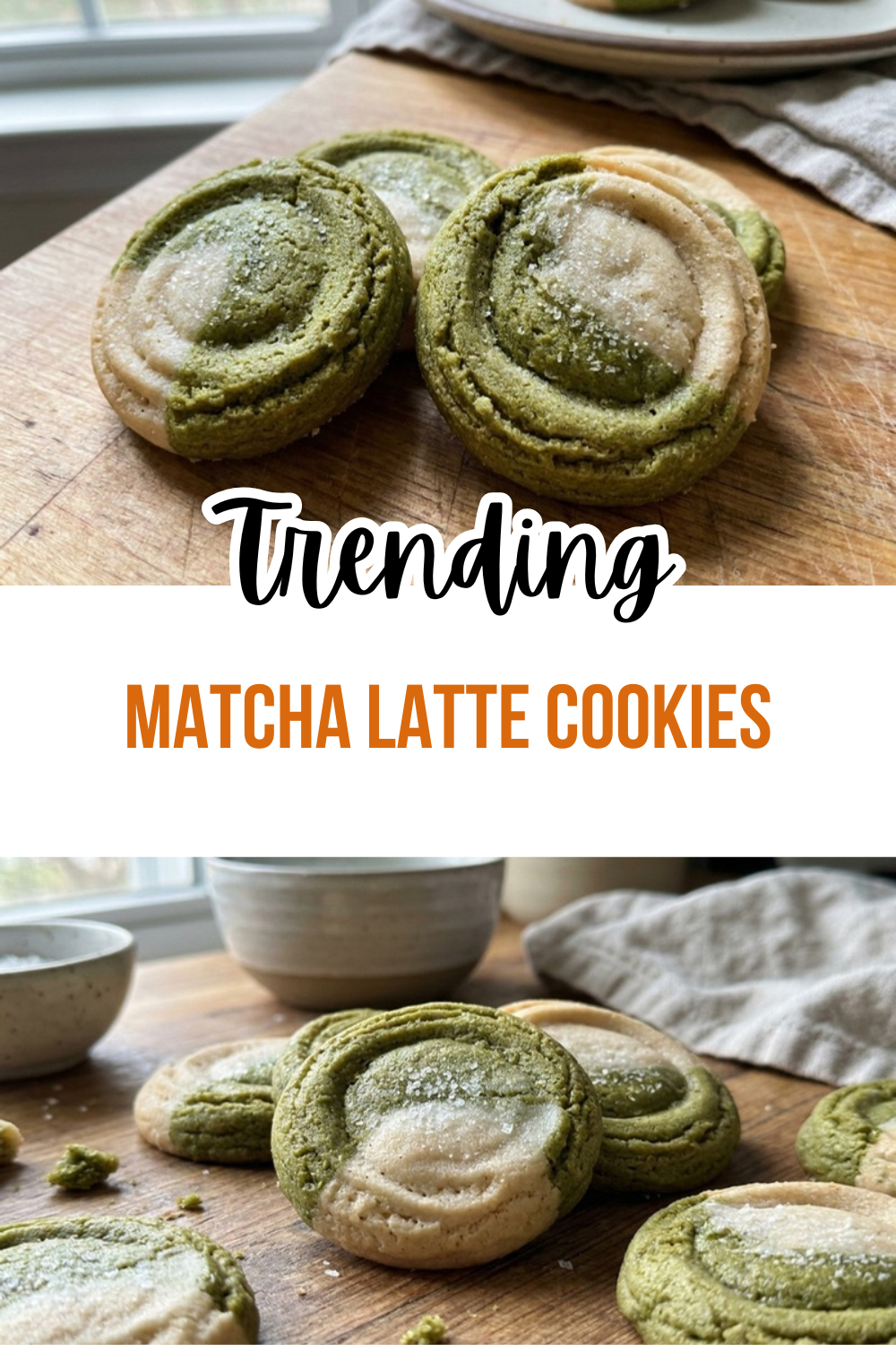 Matcha Latte Cookies