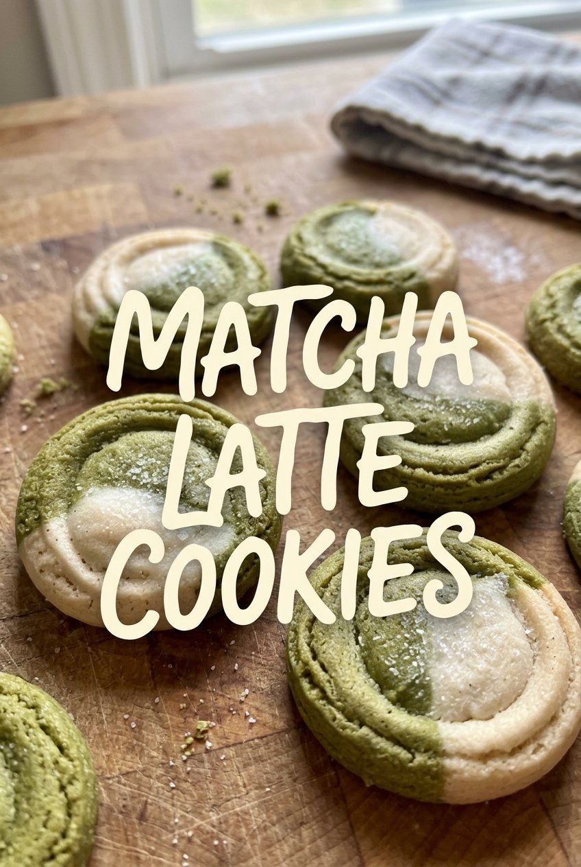 Matcha Latte Cookies